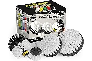 Drillbrush Automotive Soft White Drill Brush Set