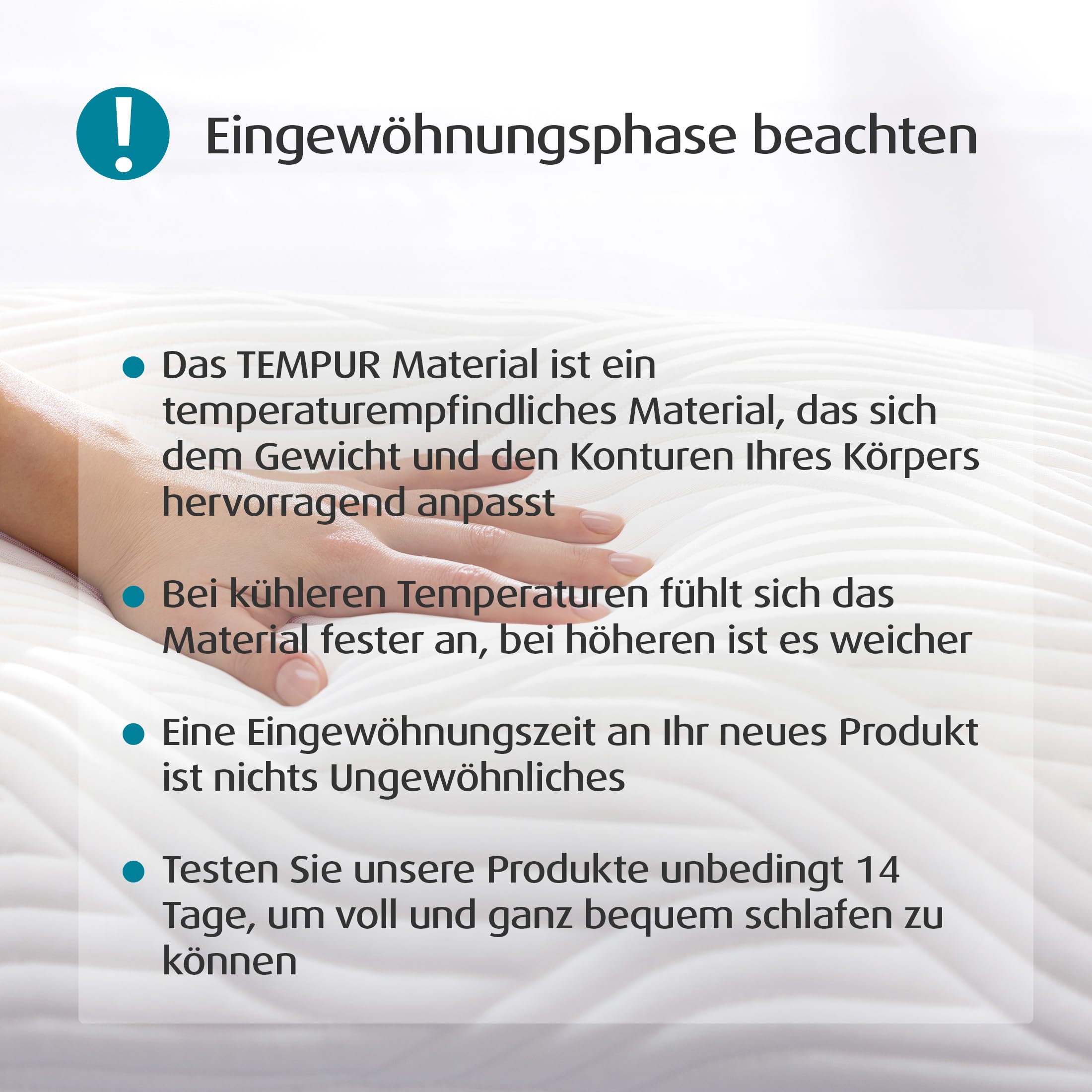 TEMPUR Comfort Medium Schlafkissen, Liegegefühl mittelfest, 40 x 80 cm | Klassisches Kissen für alle Schlafpositionen, waschbarer Bezug, OEKO-TEX MADE IN GREEN