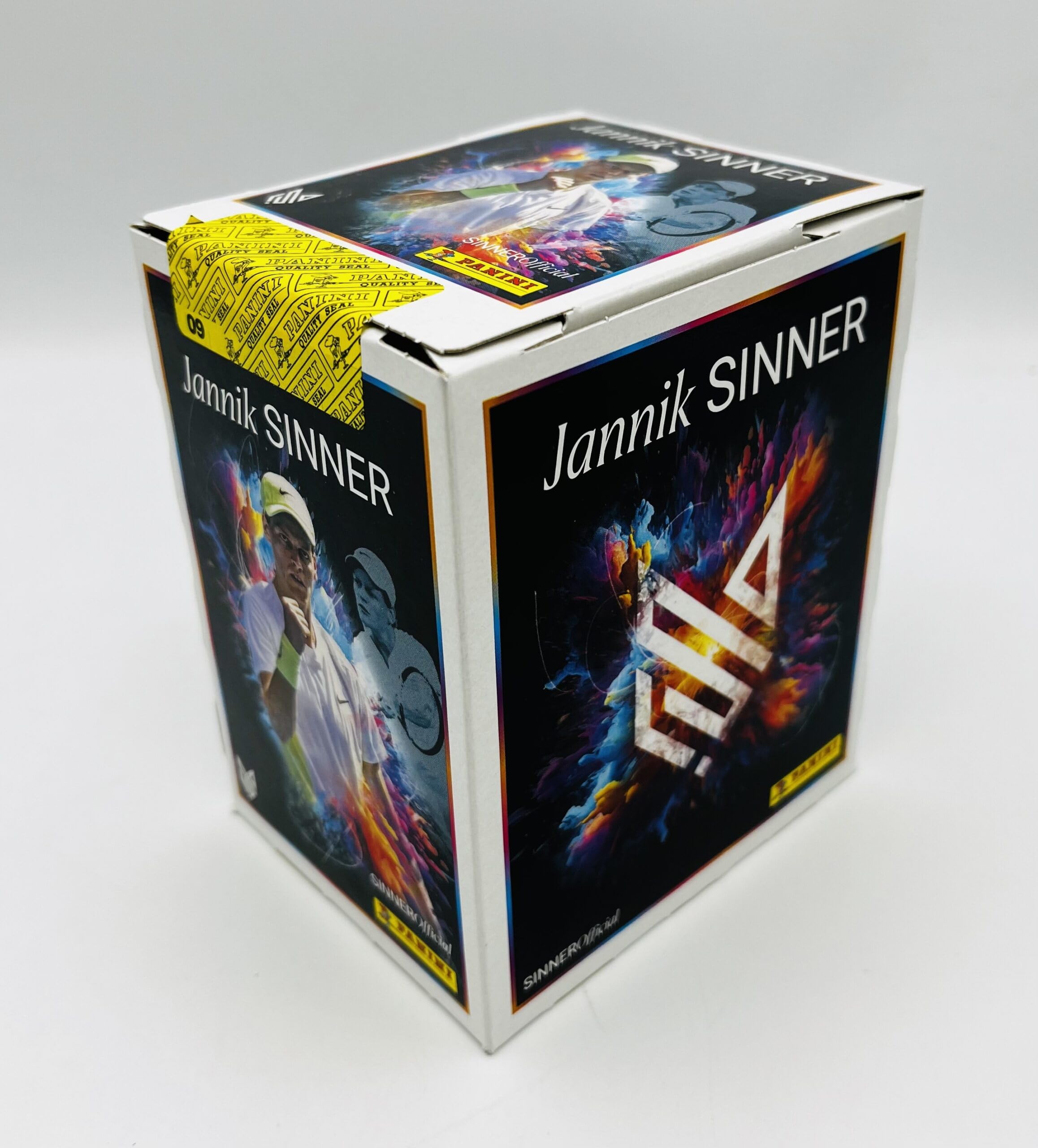manuelkant Box of 36 Sachets for Collecting Figurines Jannik Sinner Sticker Album Panini