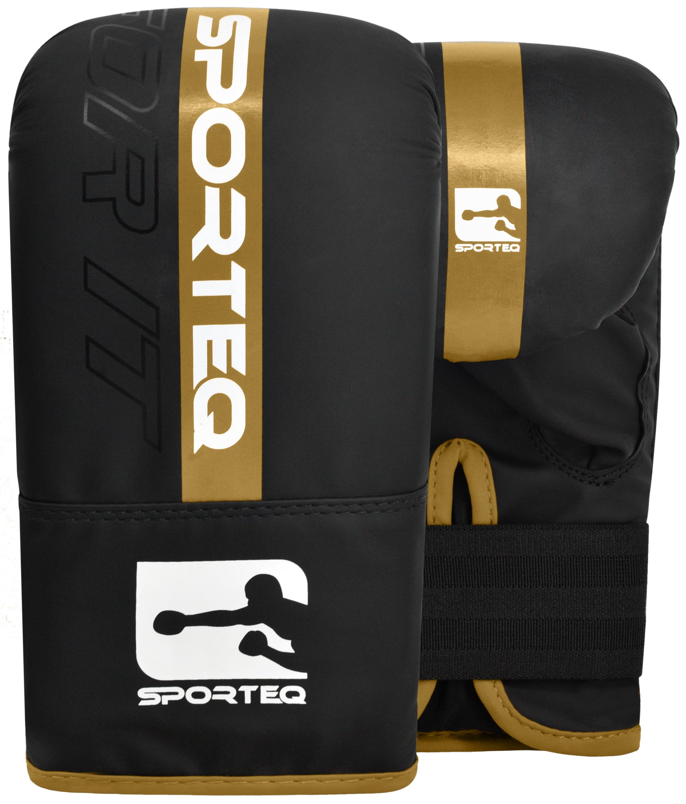 Sporteq GO Series Boxing Gloves, Leather Bag Gloves for Boxing, MMA, Muay Thai & Kickboxing, Gym Gloves for Punch Bag, Pads & Speed Ball Training — image 1