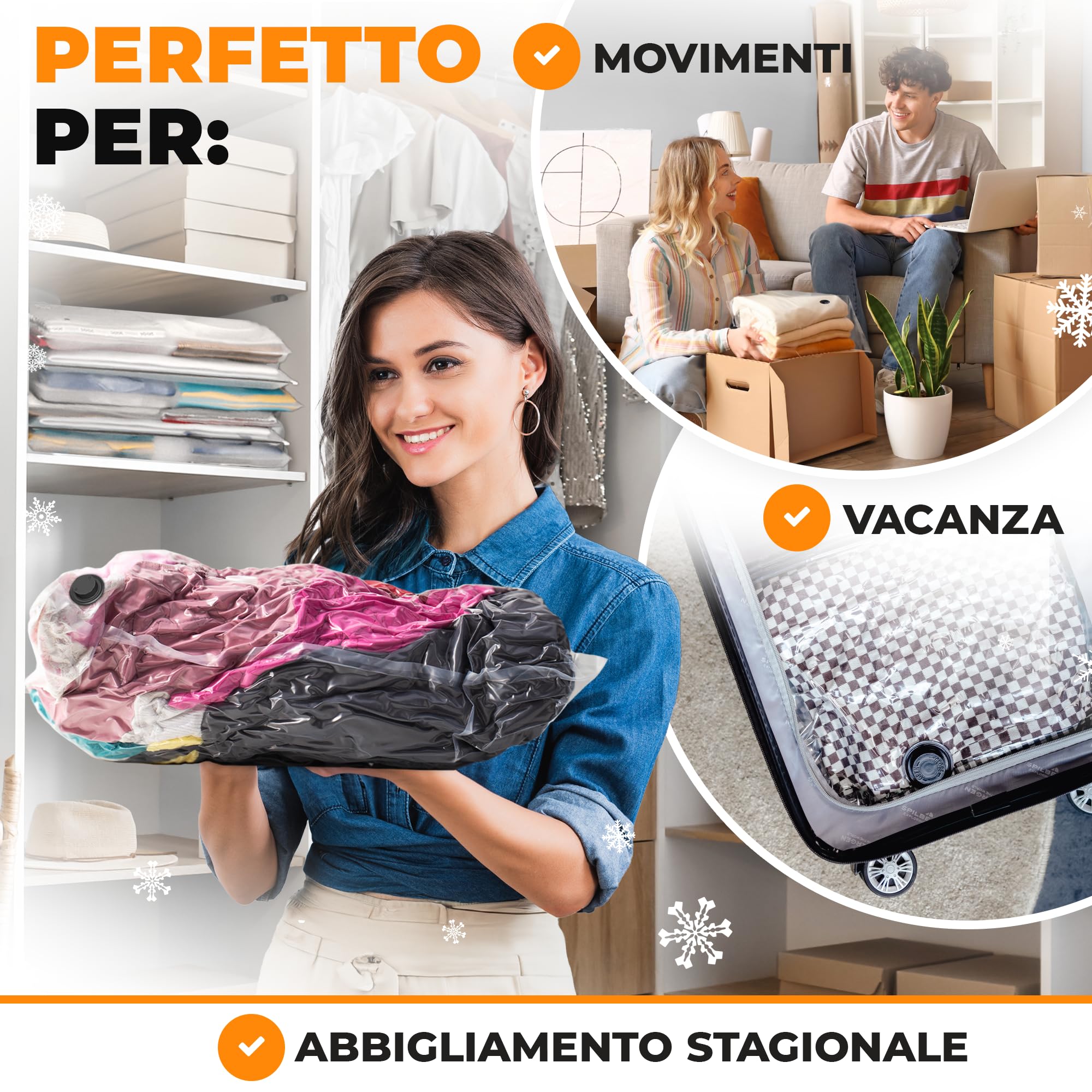 6 Sacchetti Da Viaggio Per Abbigliamento, Impermeabili E Riutilizzabili, 3 Taglie E 6 Colori Per Organizzare Biancheria E Scarpe - 2