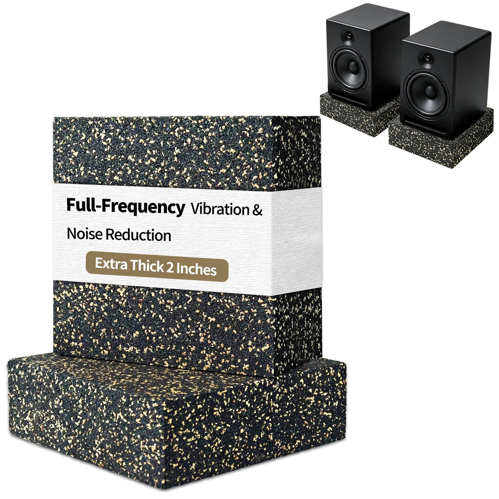 Amazon.com: BXI Thick Subwoofer Isolation Pad, 6 X 6 X 2 Inch 2