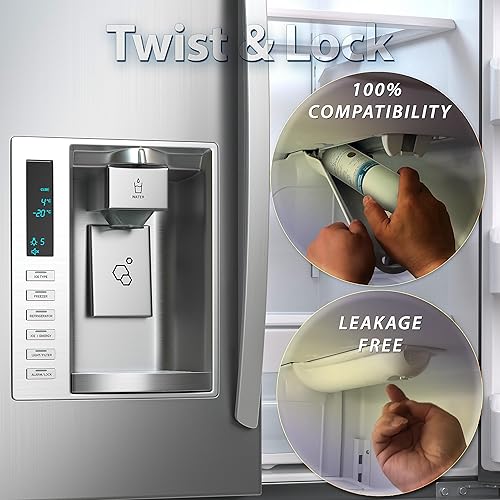 Miniatura 2 de Arrowpure Filtro de agua para refrigerador UKF8001 para Whirlpool EDR4RXD1 se adapta a EveryDrop Filter 4, RFC0900A, RWF0900A, WD-F07, 46-9006,