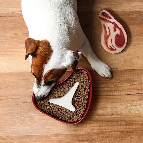 Miniatura 2 de Genuine Fred Comida lenta, cuenco para perros de alimentación lenta, bistec