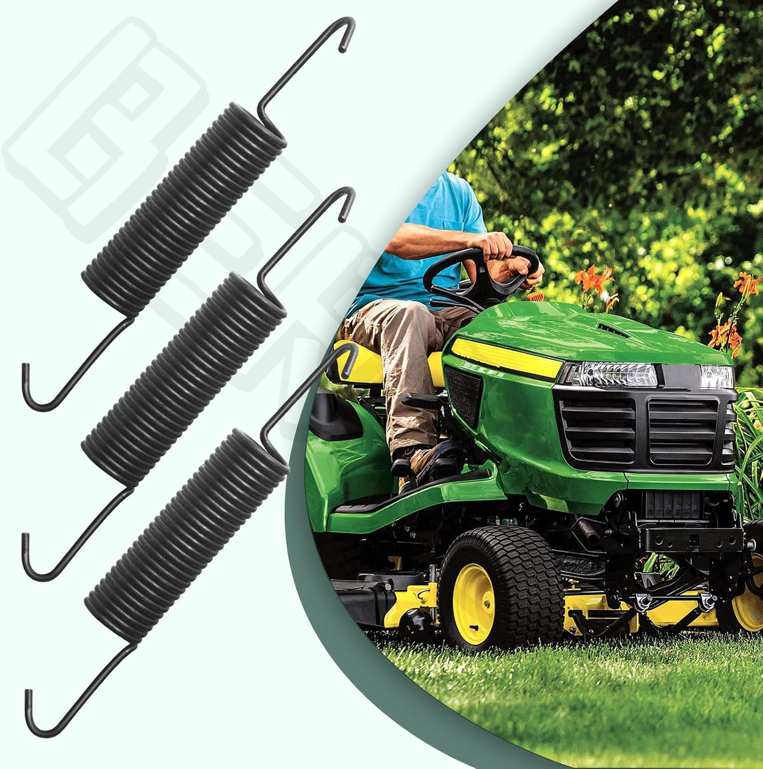 532401872 Lawn Tractor Idler Arm Return Spring Compatible with Husqvarna Poulan Jonsered Lawn Tractor, Fits Models LT2317CMA, LZ11577, P11577, LT2216, LT2213