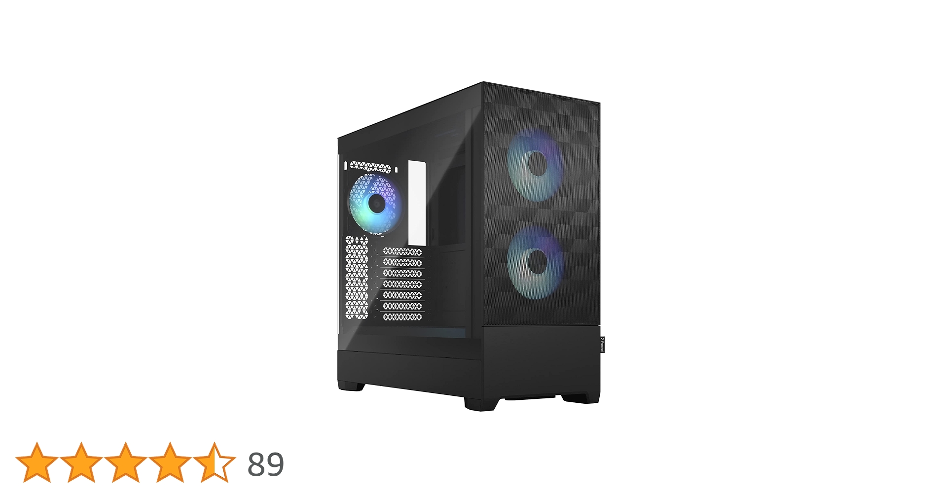 Fractal Design Pop Air ミドルタワー型PCケース Amazon | Fractal Design Pop Air RGB Orange Core TG Clear