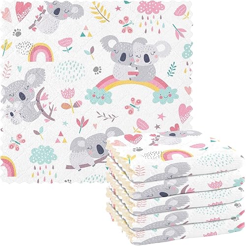 FRODOTGV Vector patrón lindo koala hogar toallas de cocina tema toallas de té cocina impreso vacaciones Terry toallas de cocina colgantes toallas de disponible en Yaxa Venezuela