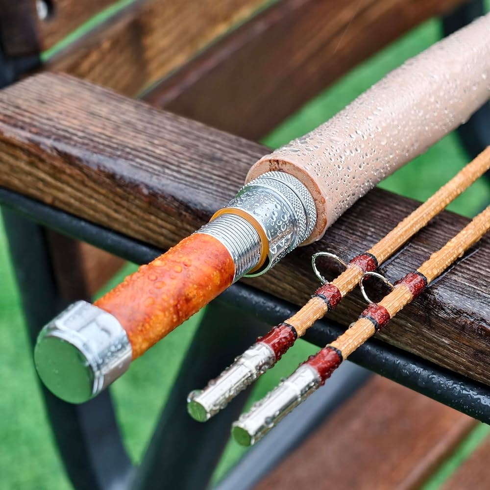 Bamboo FLY ROD #6 2ピース Handmade Classical Bamboo Fly Rod 6'6