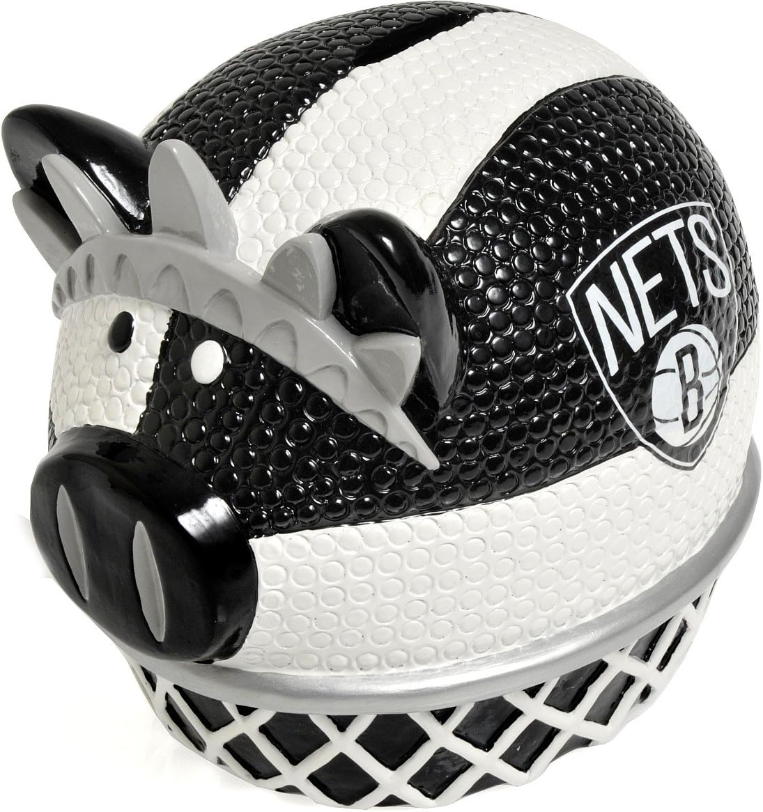 NBA Brooklyn Nets 8" Resin Large Piggy Bank