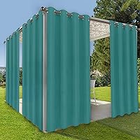 Vista 44 de OutdoorLines Cortinas impermeables para interiores y exteriores para patio – Panel de cortina de privacidad y bloqueo solar con ojales, resistente a