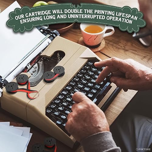 Miniatura 6 de Canon MP11DX - Juego de 3 cintas para calculadora, 18 pies x 0.5 pulgadas, cinta de calculadora afilada EL-1197PIII, color rojo/negro para una gran