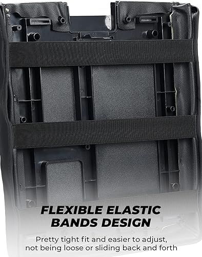 Miniatura 7 de ISSYAUTO Funda de consola central compatible con Silverado Tahoe Sierra Yukon Suburban 2007-2013 Jump Seat Console Funda de cuero para reposabrazos