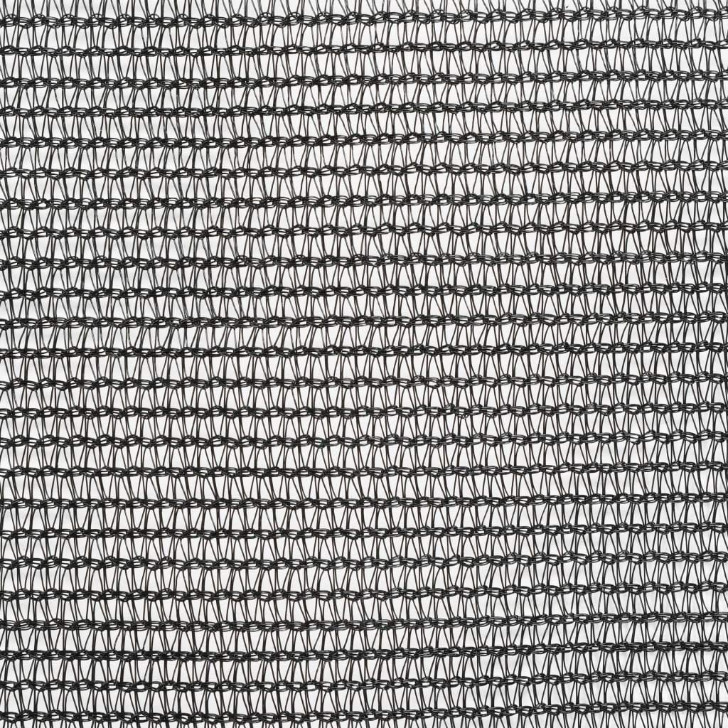 Festnight Containernetz Anhängernetz Sicherungsnetz Protectionnetz Spalier Kletternetz Sicherheits Gepäcknetz Seilnetz Zaunnetz Ladungssicherungsnetz Abdecknetz für Anhänger HDPE 3 x 7 m Schwarz