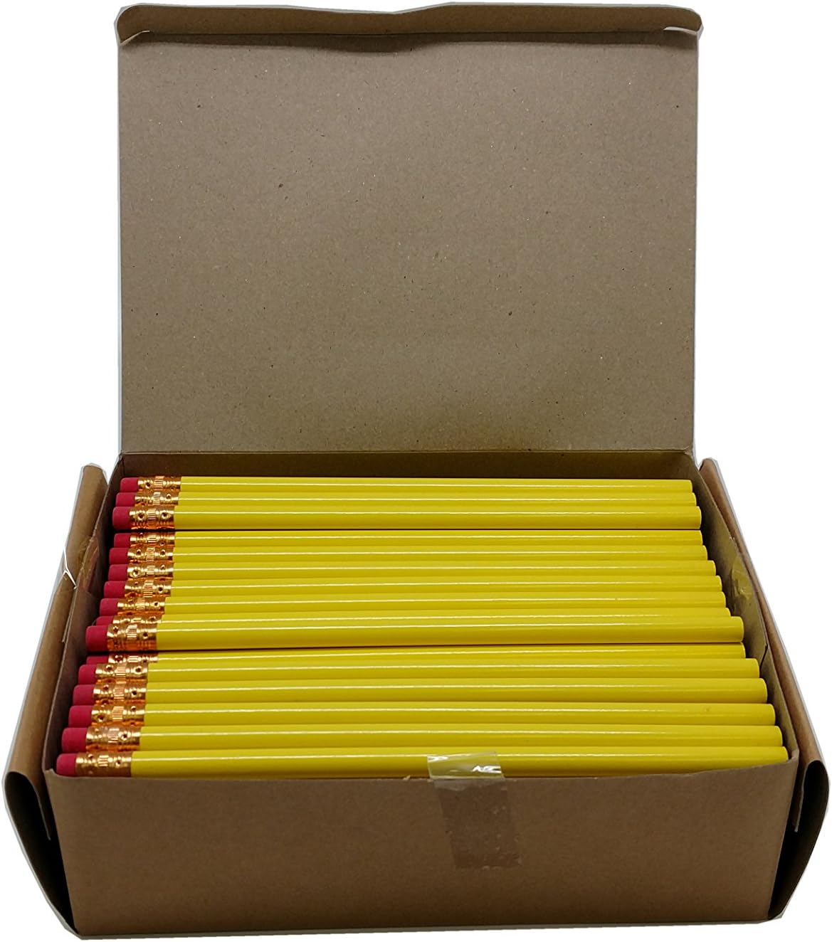 Impex Round Wood #2 HB Pencils (4 Gross, Bulk Lot of 576pcs, Classroom Set) (Burgundy)