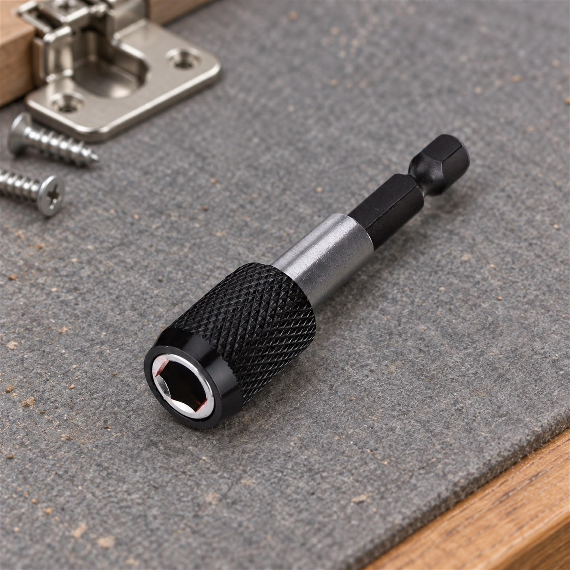 Chrome Vanadium Steel Magnetic Bit Holder Extension, Extended Reach Tool for Screwdriving and Workshop Assembly