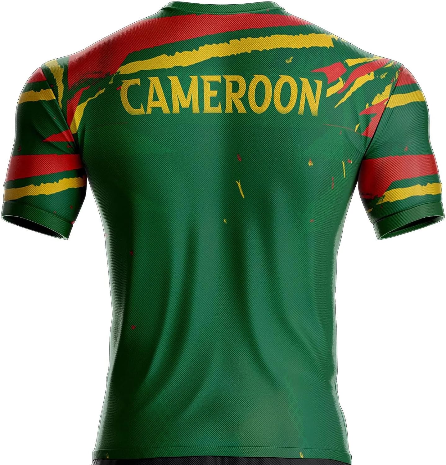 Cameroon CR-4 Cameroonian Flag Football Jersey