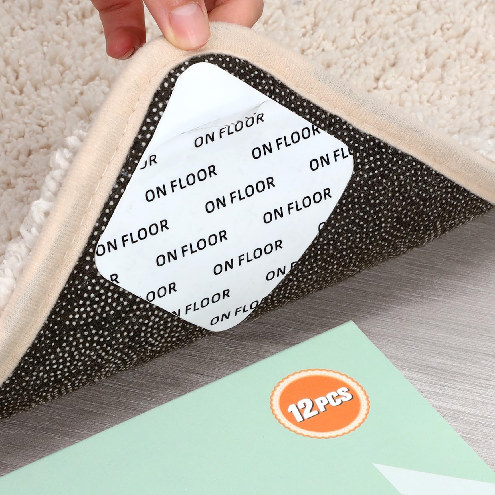 Amazon.com: Lancord Rug Pad Grippers (New Tech), 8PCS Large Double ...