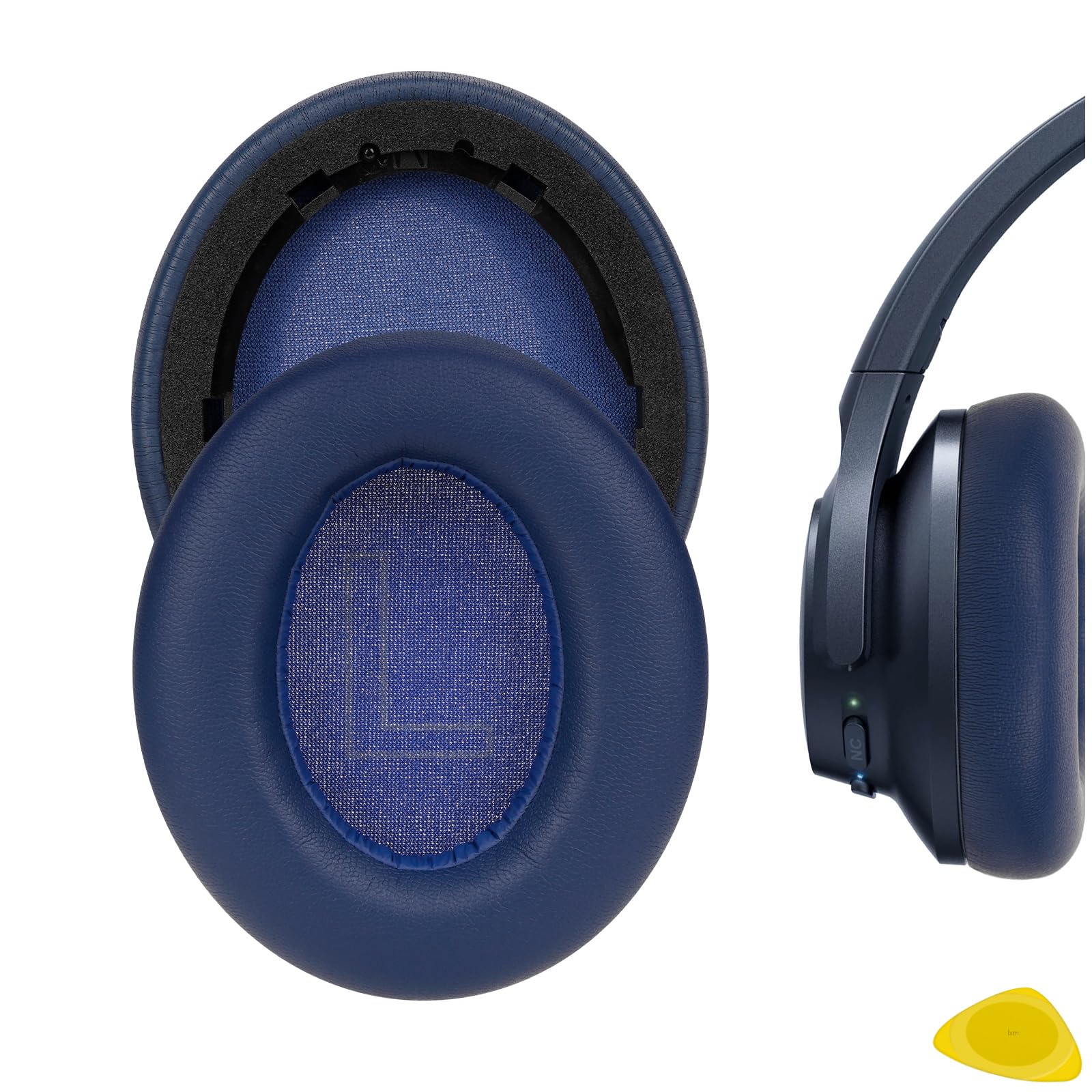 QuickFit Replacement Ear Pads Compatible with Anker Soundcore Life Q20, Q20+, Q20i, Life 2 (Not Fit for Life 2 Neo) Headphones, Repair Parts (Blue)
