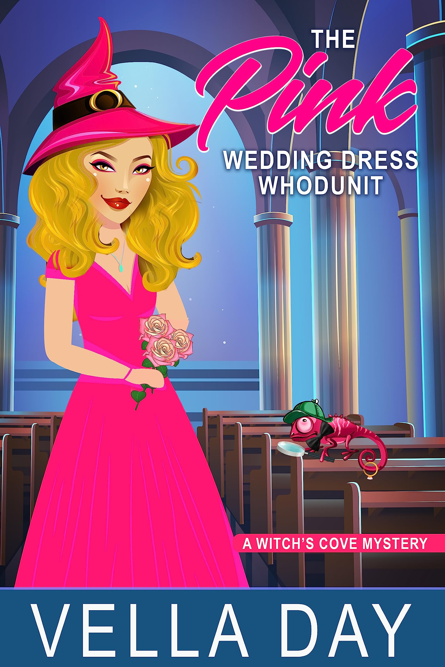 The Pink Wedding Dress Whodunit: A Paranormal Cozy Mystery (A Witch's Cove Mystery Book 19)