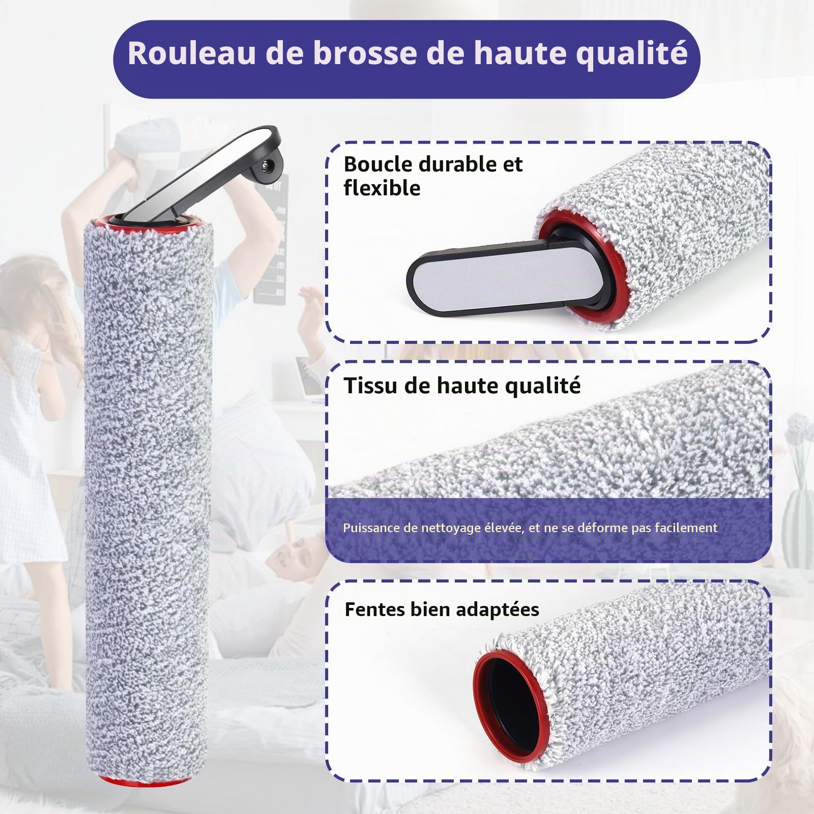 Accessoires Dreame H12 Pro H12 Dual G10 Pro Aspirateur Eau Poussière Pièces Rechange Ensemble 5 Pièces
