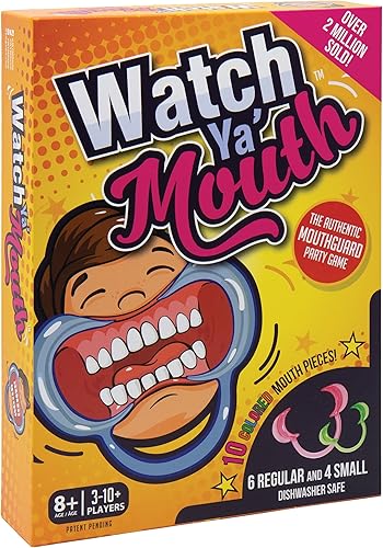 Watch ya mouth edición familiar juego de protector bucal para diversión auténtica divertida y dinámica misma talla Verde
