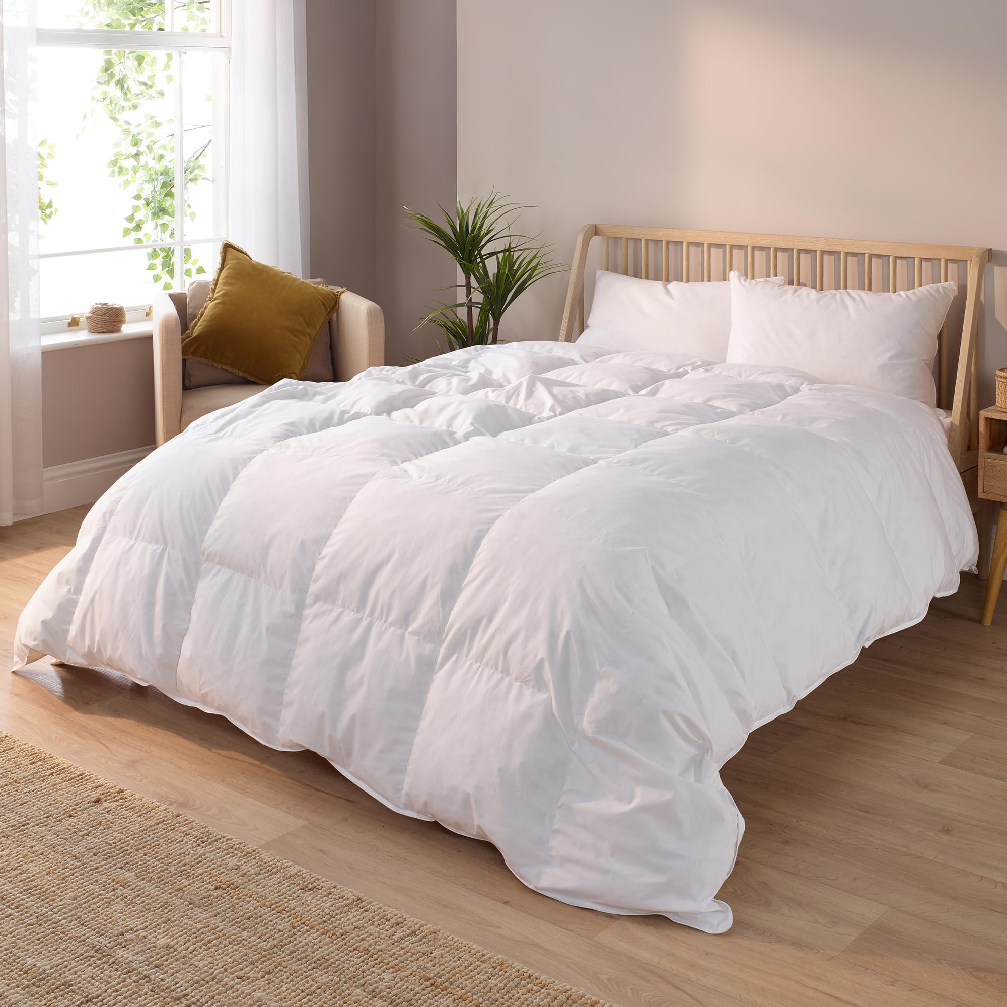 Snuggledown Duck Feather & Down Double Duvet 10.5 Tog All Year Round Duvet Double Bed