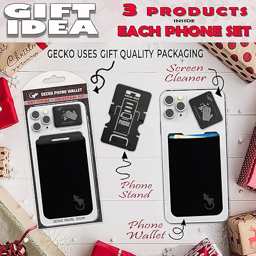 Miniatura 5 de Gecko - Cartera adhesiva para tarjetas de crédito y dinero en efectivo