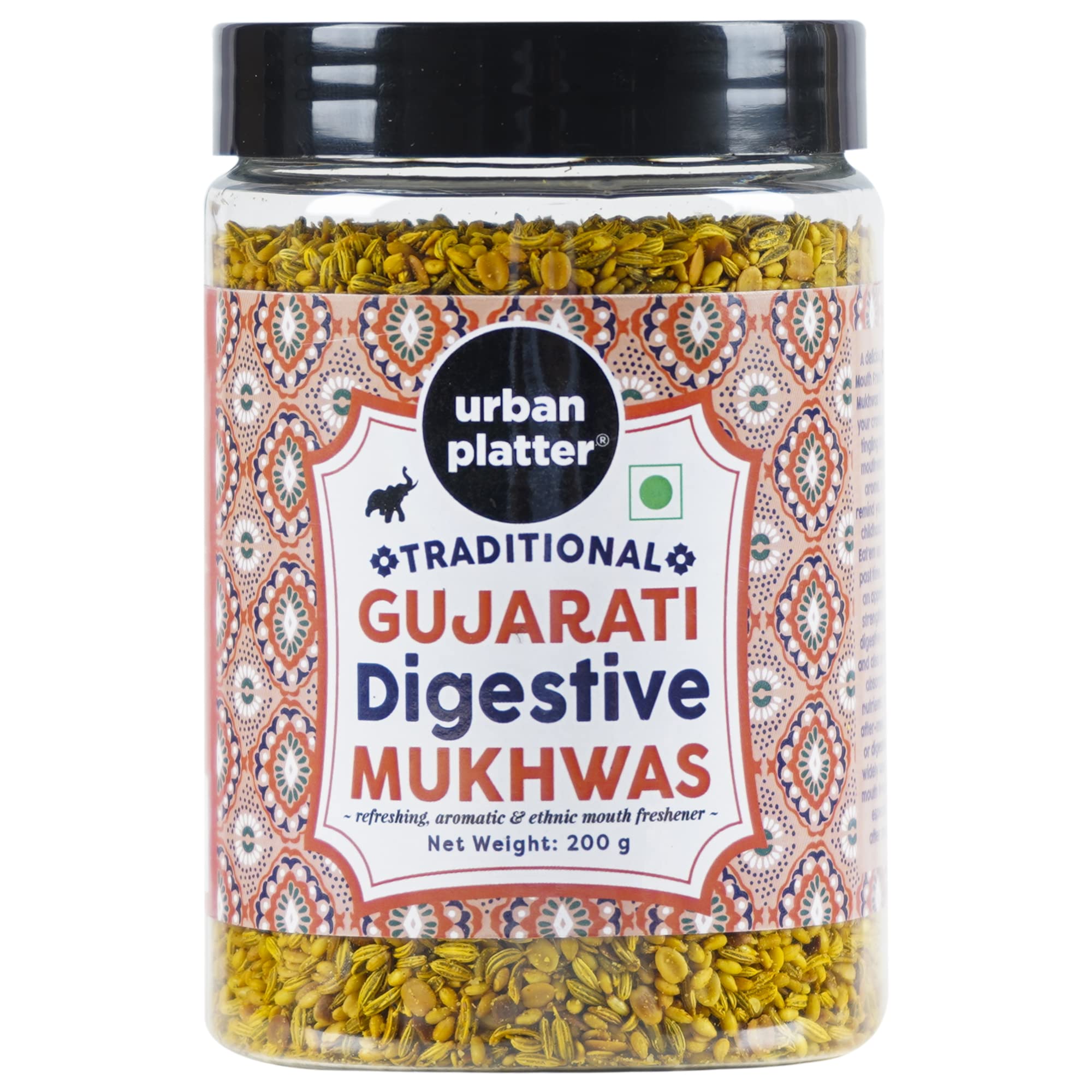 urban platter Traditional Gujarati Digestive Mukhwas, 200 Grams(Mouth Freshener Digestive After-Meal Snack Rich In Fibre) (B0B61BF2SW) Amazon Price History, Amazon Price Tracker