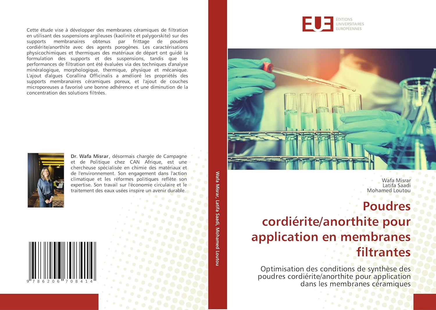 Poudres cordiérite/anorthite pour application en membranes filtrantes: Optimisation des conditions de synthèse des poudres cordiérite/anorthite pour application dans les membranes céramiques