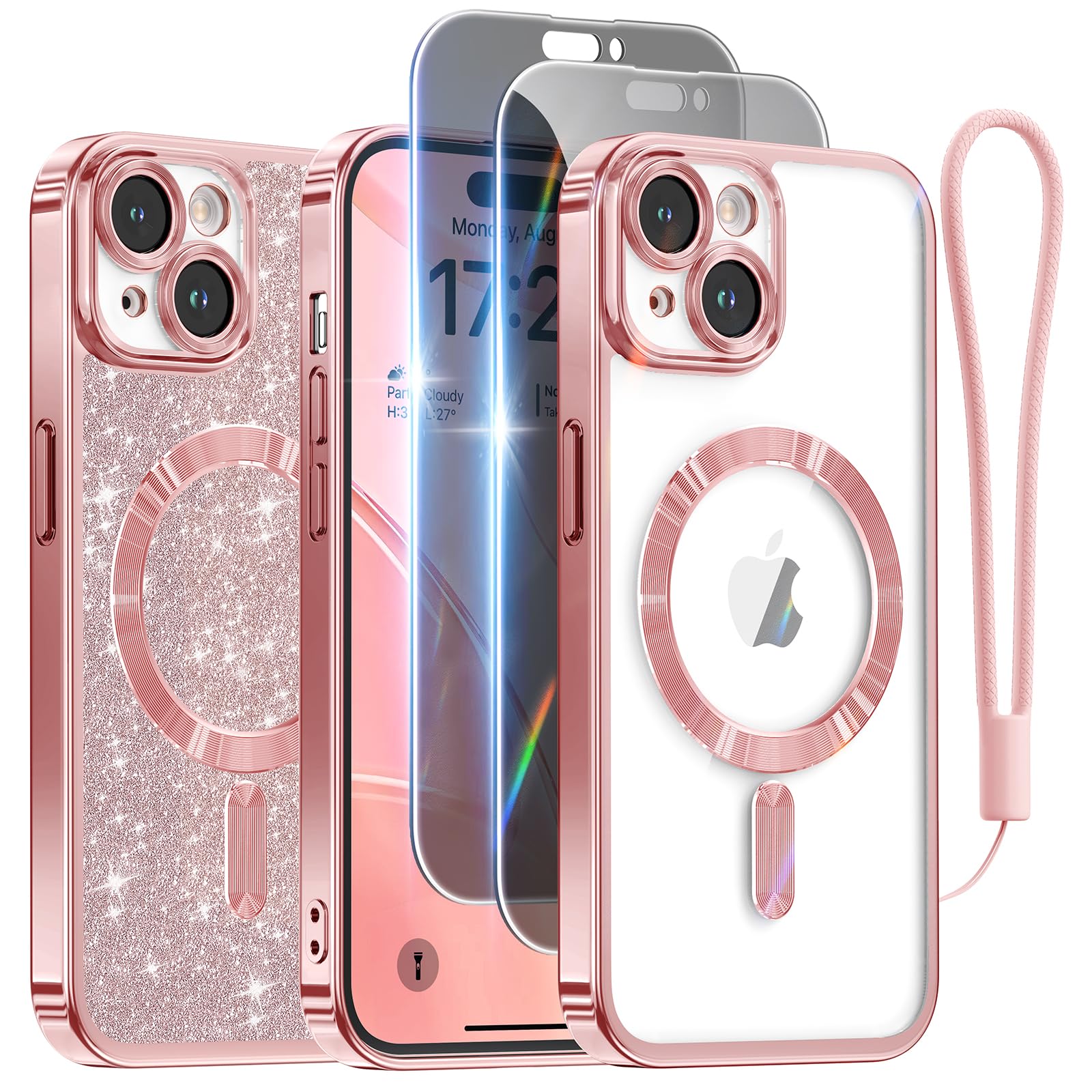 Coque iPhone 15 compatible MagSafe robuste avec protection d'objectif surélevée - 8