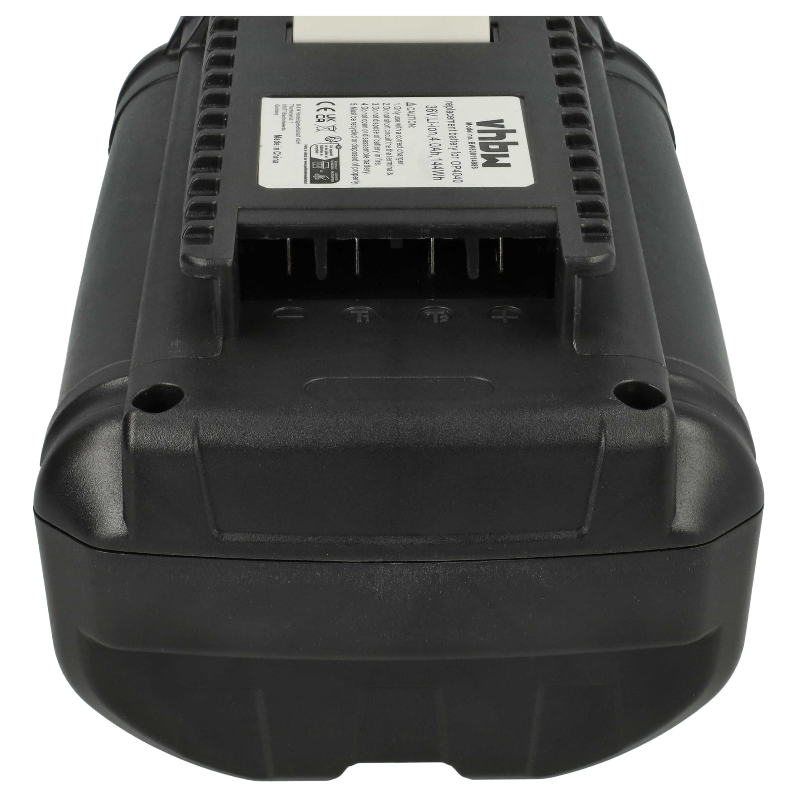 vhbw 1x batería Compatible con Ryobi 40V Brushless Li-Ion Cordless Electric Lawnmower Herramienta (4000 mAh, Li-Ion, 36 V)