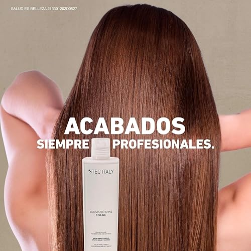 Miniatura 3 de Tec Italy SILK SYSTEM SHINE STYLING, 4.22 onzas líquidas (paquete de 1), transparente