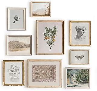 Vintage Wall Art, Vintage Birds, Sketch Art Decor, Botanical Prints For Framing, Landscape Wall Art, Country Wall Art, Farmhouse Art Prints, French Country Farmhouse Decor Set 9 (11x14 IN UNFRAMED)