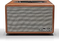 Vista 1 de Altavoces Bluetooth retro, altavoz Bluetooth portátil para el hogar, altavoz Bluetooth inalámbrico con graves profundos, sonido estéreo fuerte