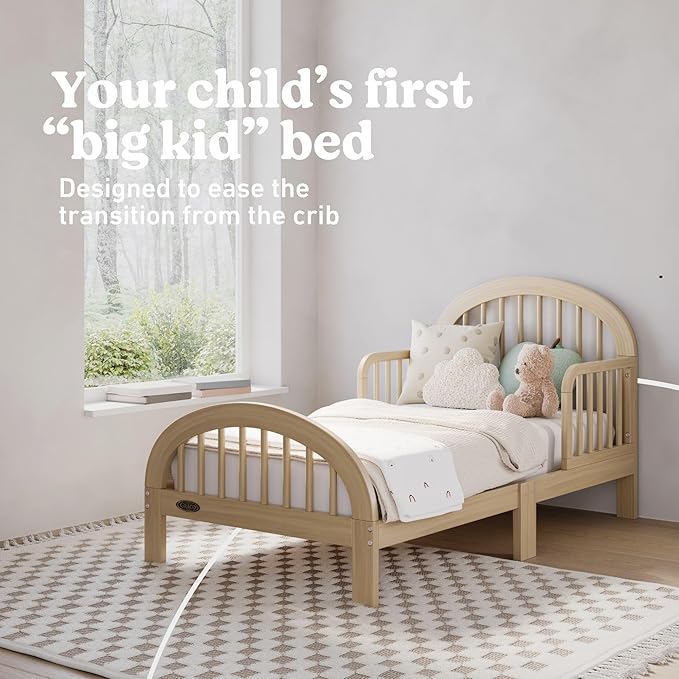 Cama Toddler Graco Olivia Driftwood - Certificada GREENGUARD Gold miniatura 4