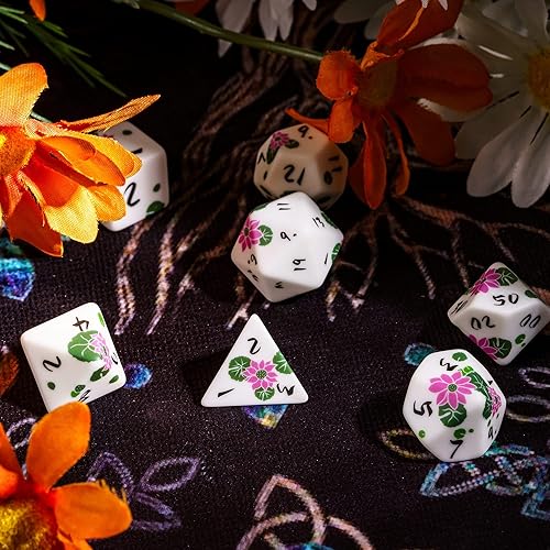 Miniatura 14 de Juego de dados de queso, juego de dados DND poliédricos de resina amarilla para juegos de rol D&D y otros juegos de mesa Dados