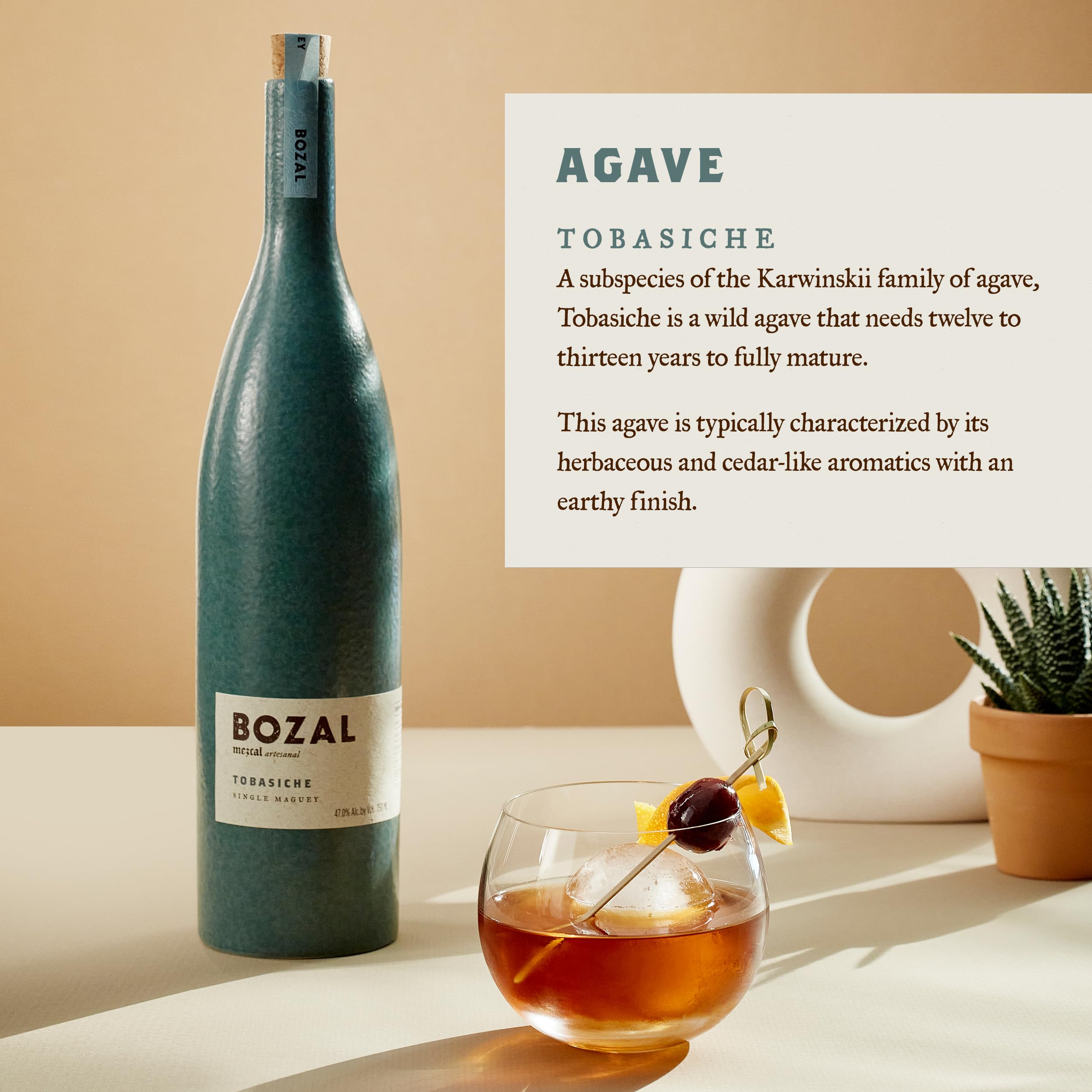 Bozal Single Maguey TOBASICHE Mezcal 47% Vol. 0,7l