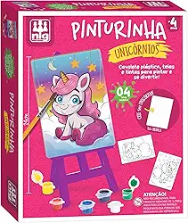 Nig Brinquedos Kit de Pintura Infantil Pinturinha Unicórnios