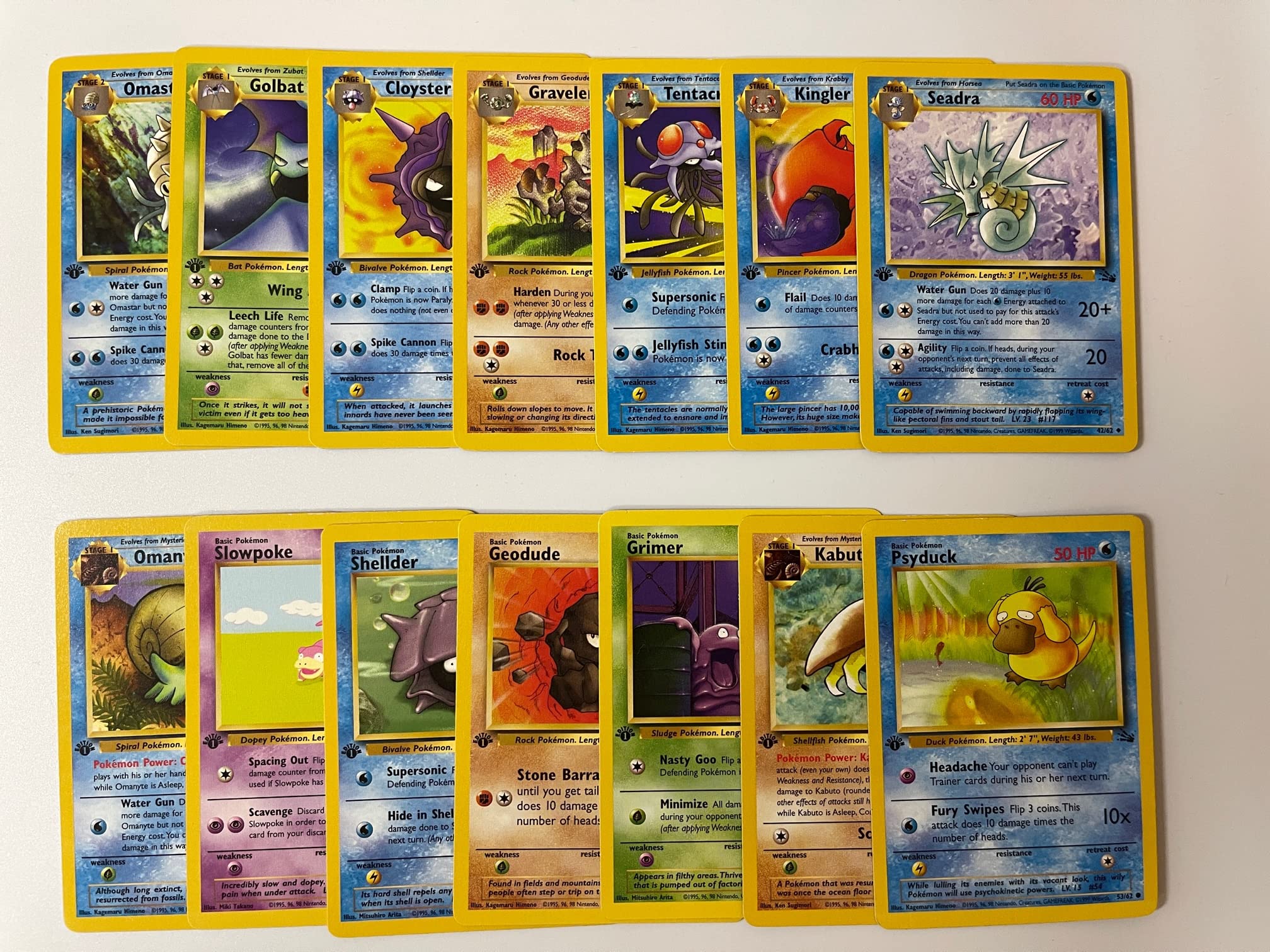 Vintage Pokemon Card Pack with 10 Cards and 1 1st Edition : Amazon