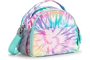 Choco Mocha Tie Dye Lunch Bag for Girls: A Preppy Lunch Box Must-Have for School