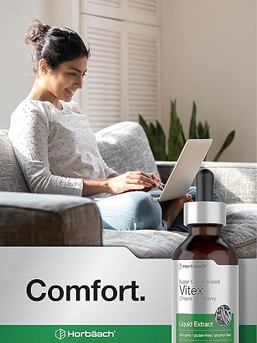 Miniatura 7 de Horbäach Vitex Berry Chasteberry Extract Tintura | 2 onzas líquidas | Líquido súper concentrado | Suplemento de bayas de árbol casto sin alcohol |