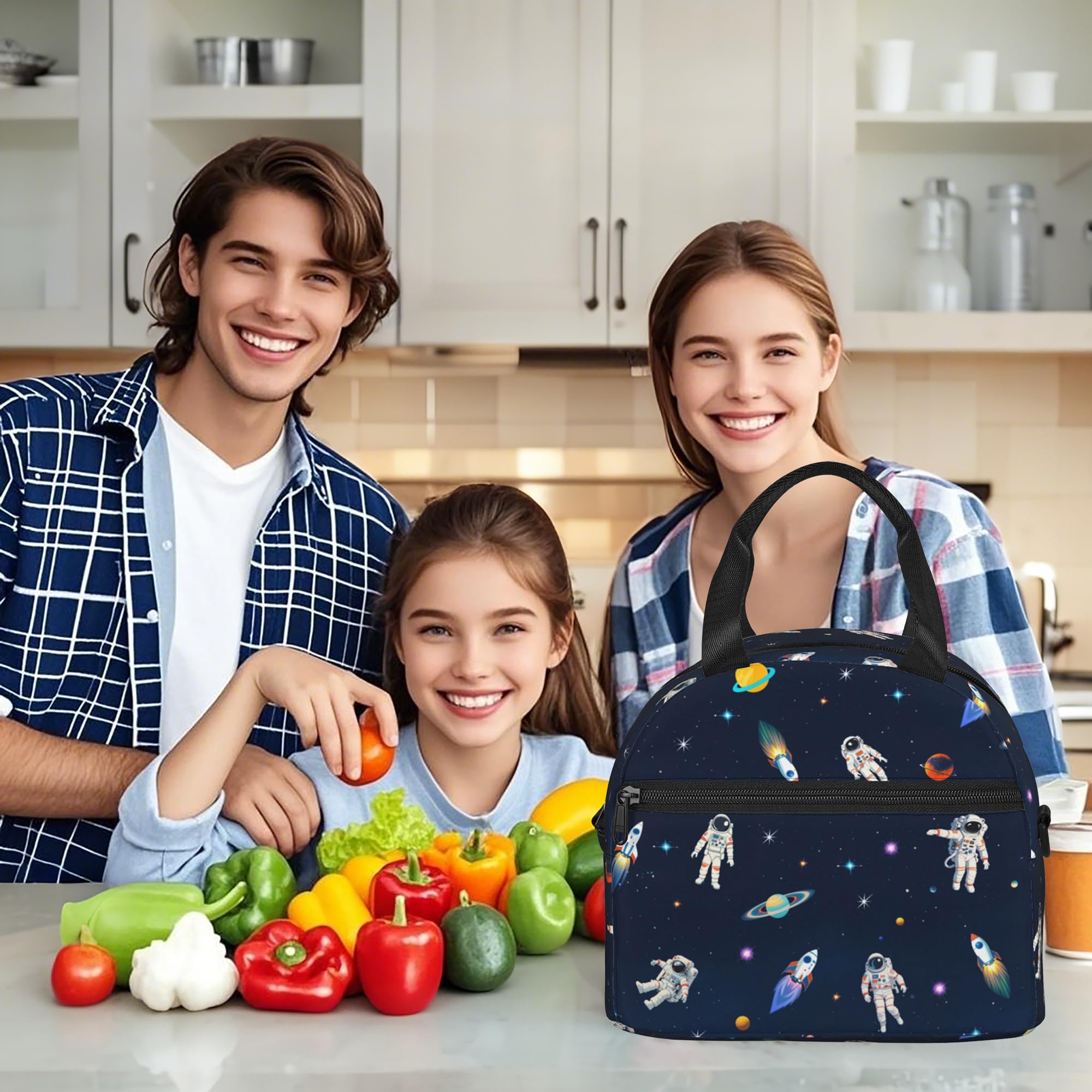 Gelasgo Astronaut Insulated Lunch Bag - Image 2