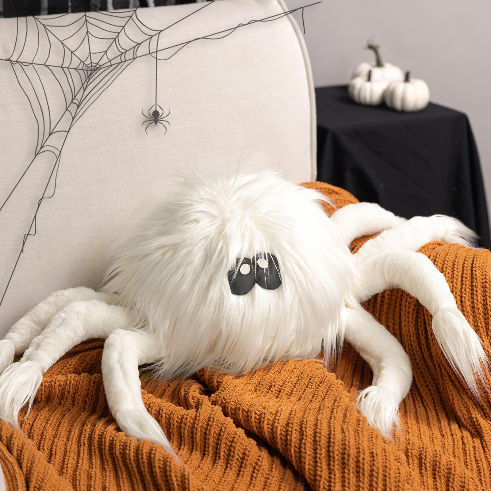 Amazon.com: Ashler Halloween Spider Pillows, Spider Shaped Throw