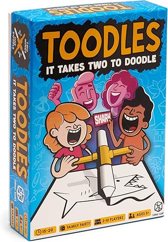 Juego de fiesta Toodles - Divertido juego de dibujo para una noche de juegos. Juego cooperativo, divertido juego familiar para niños y adultos, a disponible en Yaxa Colombia