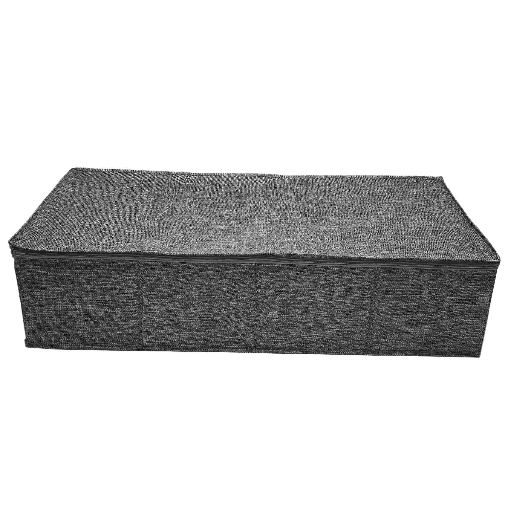 Desikixudy Unter Bett Lager PläTze mit Deckel, Unter Bett Schuh Organisator, Dachboden Aufbewahrung Box Unter Bett Aufbewahrung Tasche L Küche, Haushalt & Wohnen
