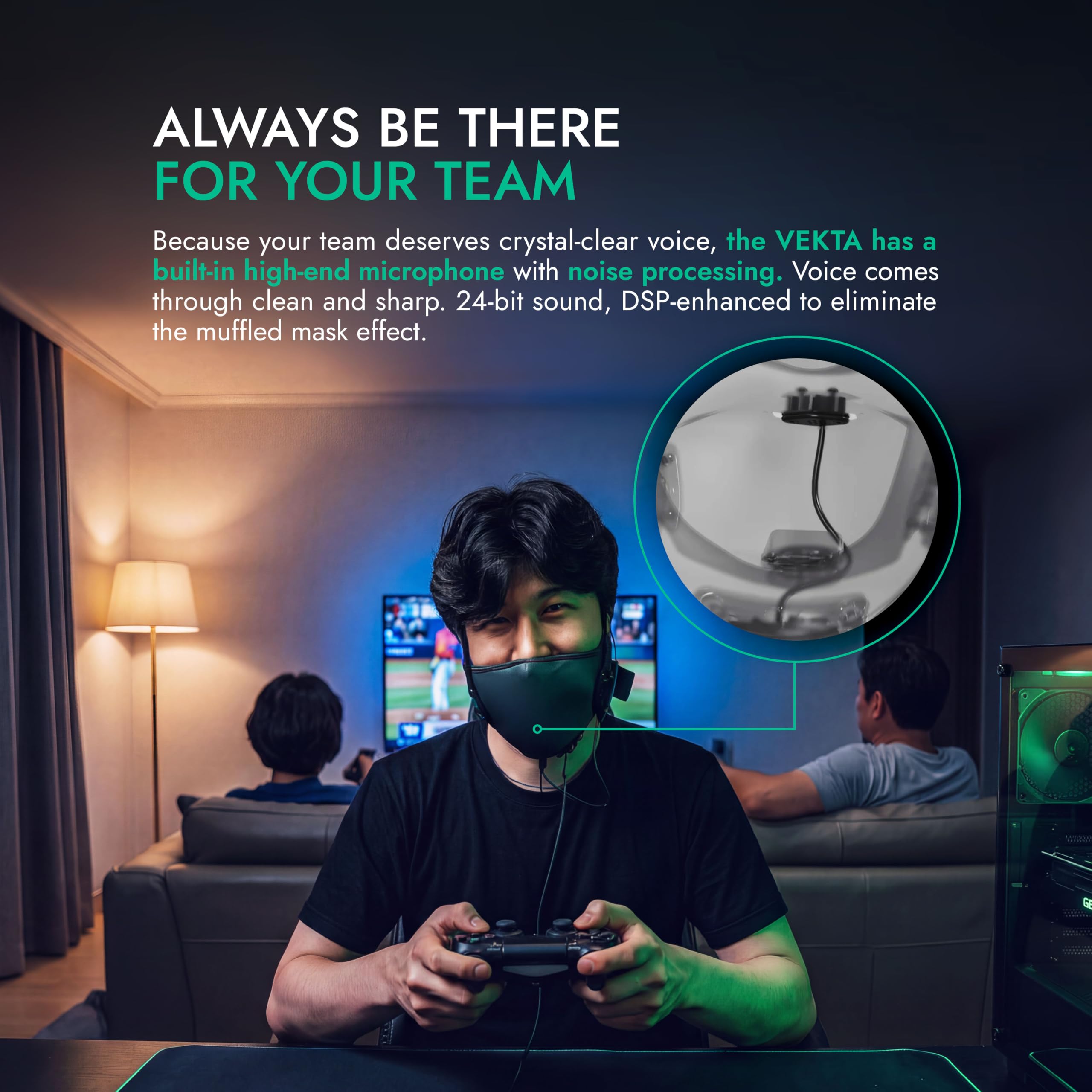 Amazon.com: METADOX VEKTA Soundproof Gaming Mask – Up to 30 dB