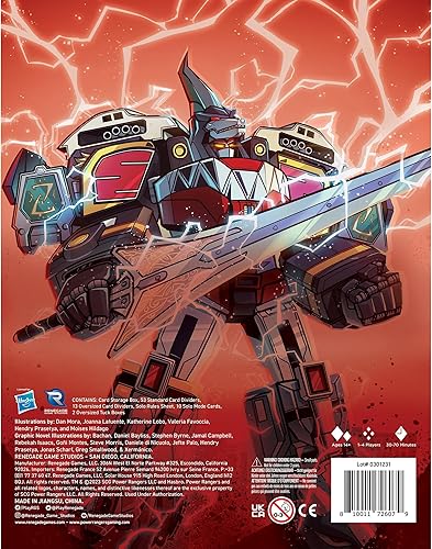 Miniatura 3 de Renegade Games Studios Power Rangers - Caja de almacenamiento para construcción de mazos, incluye expansión individual, accesorio de juego,