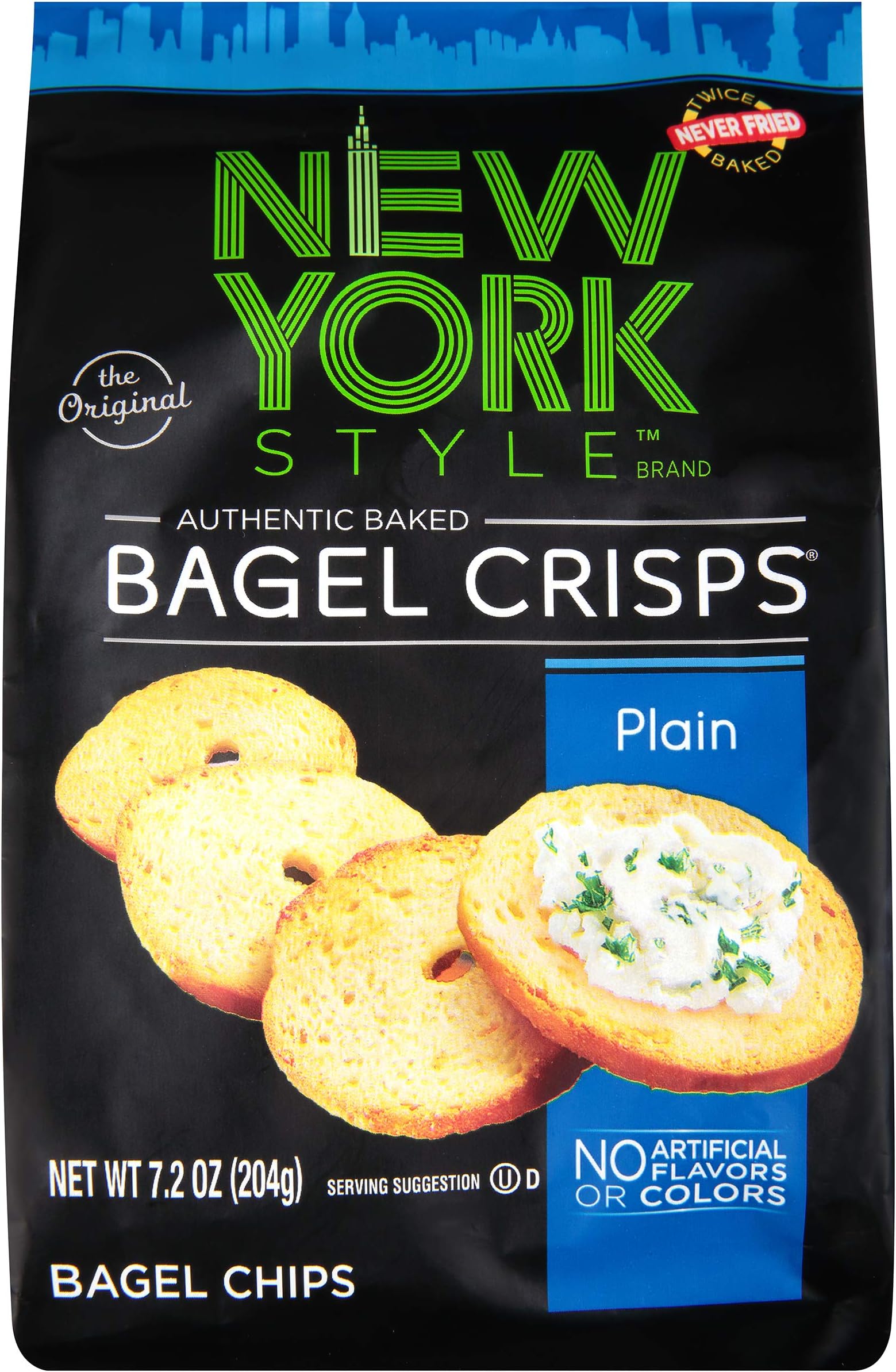 New York Style Bagel Crsp Plain 7.2 Oz