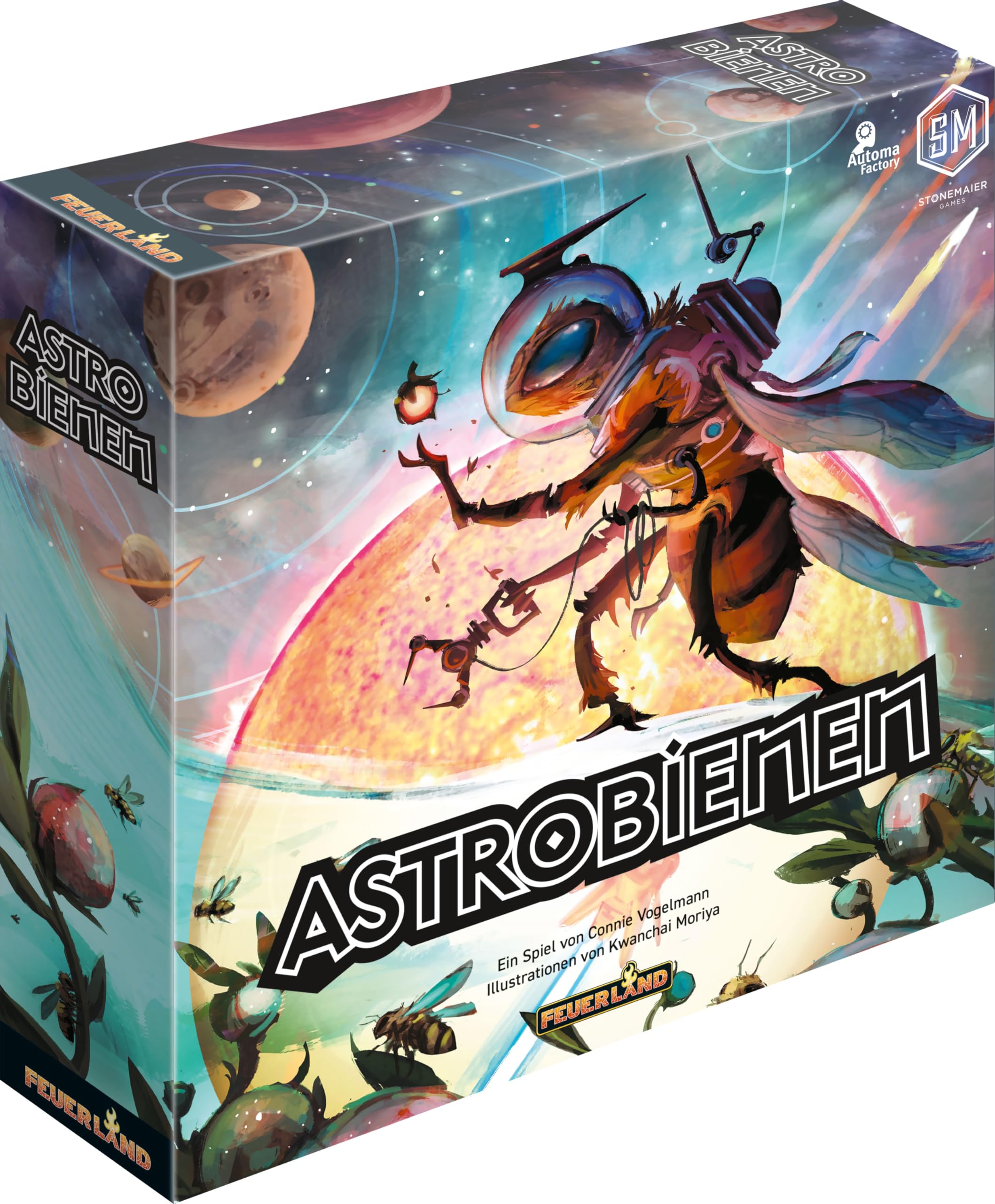 Feuerland: Astrobienen | Kennerspiel für 1-5 Personen ab 14 Jahre | Gesellschaftsspiel, Aufbauspiel, Worker Placement mit mehreren Twists, Engine Builder, Bienen im Weltraum
