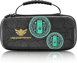 Zelda Case For Nintendo Switch/OLED, Hard Protective Switch Carrying Travel Case with 10 Game Card Slots, Compatible with Switch Consoles And Accessories(Tears of the Kingdom Edition)